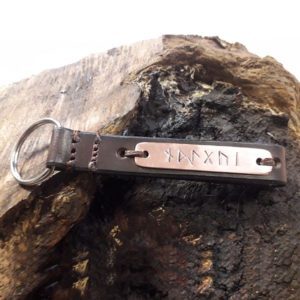 Hand made Leather Keychain KL04