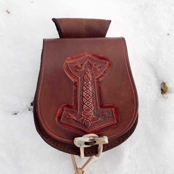 Hand made Leather bag Mjölnir, LB27